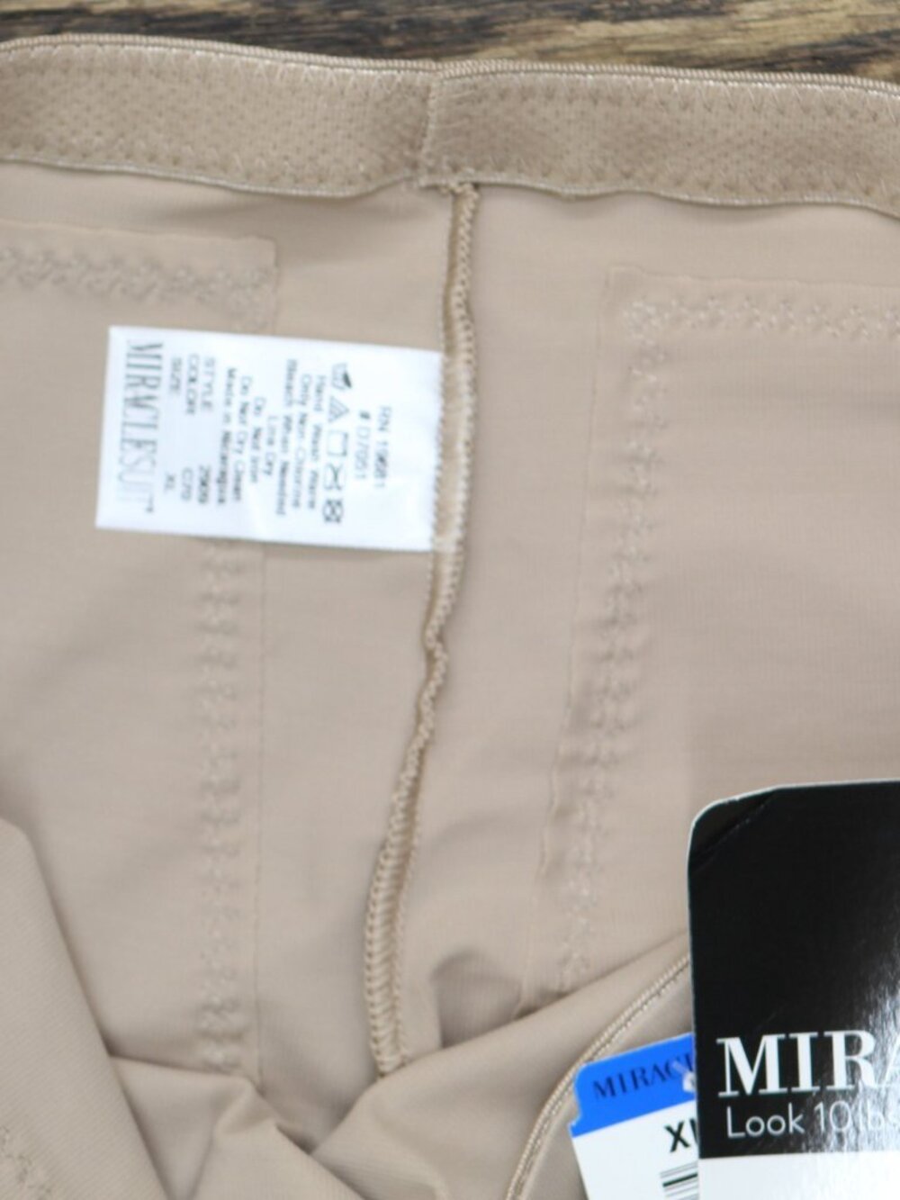 Miraclesuit Brown Flexible Fit Hi Waist Thigh Slimmer 2909 Stucco Xl Sz XL - Picture 4 of 4